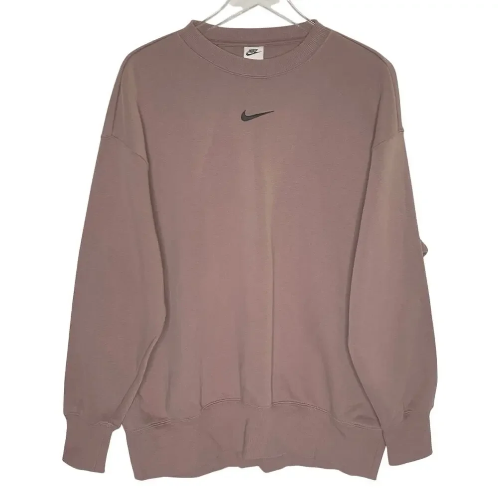 Nike Sportswear Phoenix Fleece Oversized Crewneck Sweatshirt M Smokey Mauve